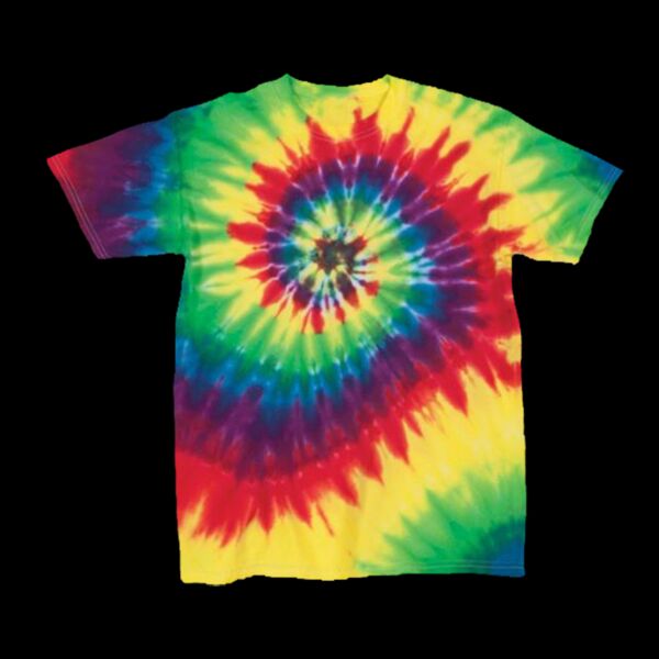Youth Multi-Color Spiral Tie-Dyed T-Shirt Thumbnail